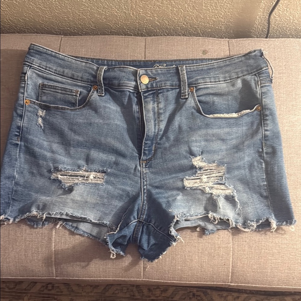 Universal Thread Blue Distressed Jean Shorts